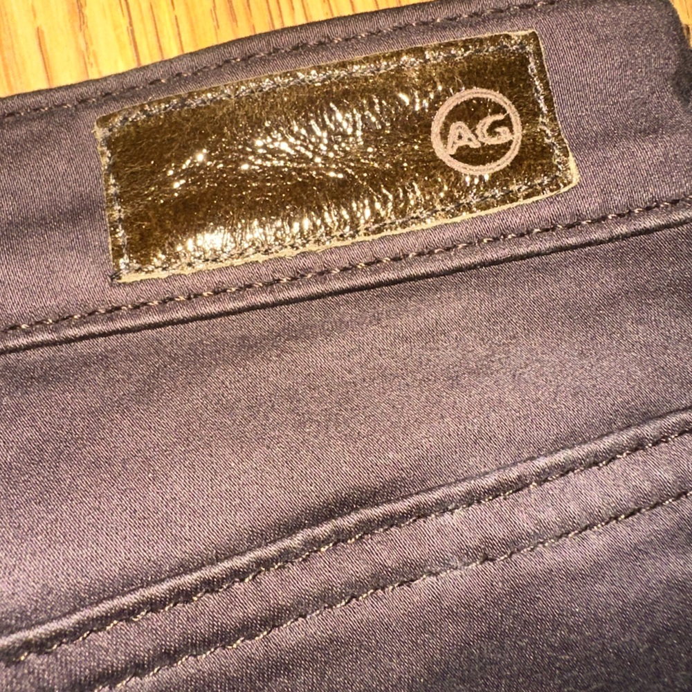 AG JEANS Prima Mid-Rise Cigarette Jeans in Dark Deep Brown Burgundy Size 27R - Picture 7 of 9